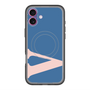 スリムプロテクションプレミアムケース with MagSafe［ オリジナル - initial color - V navy ］