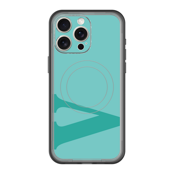 スリムプロテクションプレミアムケース with MagSafe［ オリジナル - initial color - V light green ］