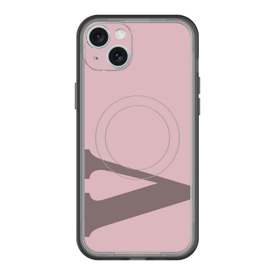 スリムプロテクションプレミアムケース with MagSafe［ オリジナル - initial color - V dusty pink ］