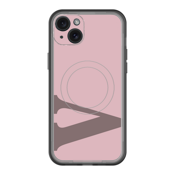 スリムプロテクションプレミアムケース with MagSafe［ オリジナル - initial color - V dusty pink ］
