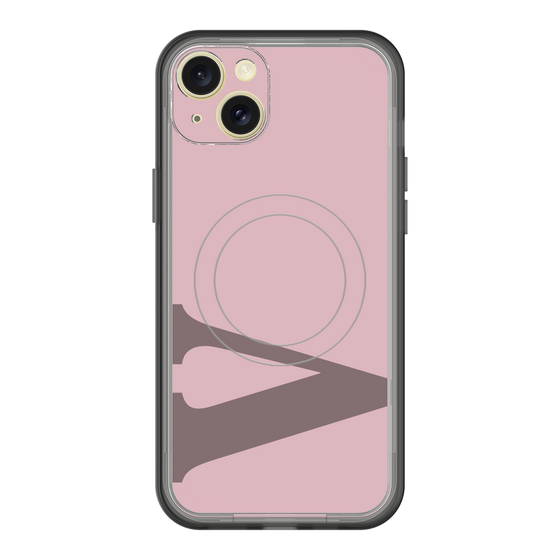 スリムプロテクションプレミアムケース with MagSafe［ オリジナル - initial color - V dusty pink ］