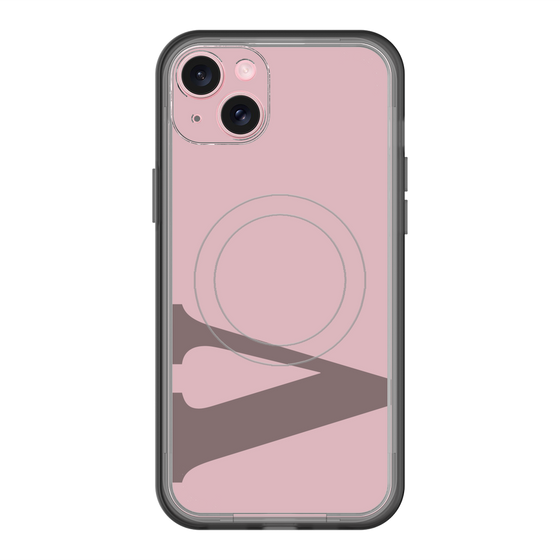 スリムプロテクションプレミアムケース with MagSafe［ オリジナル - initial color - V dusty pink ］