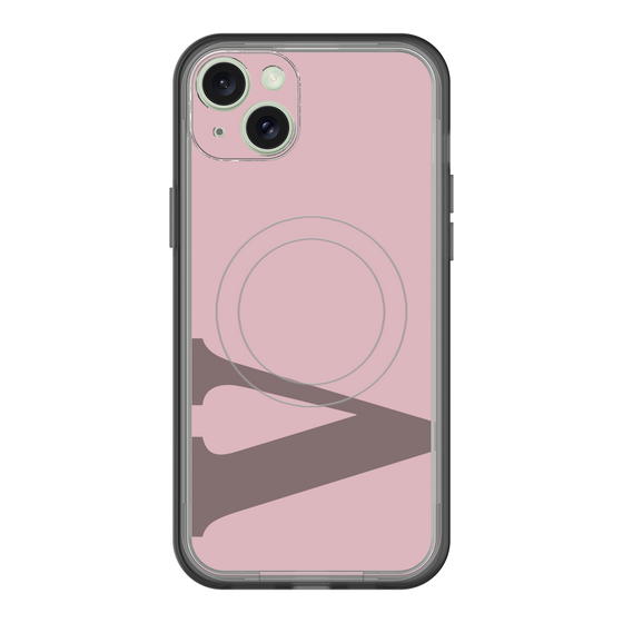 スリムプロテクションプレミアムケース with MagSafe［ オリジナル - initial color - V dusty pink ］