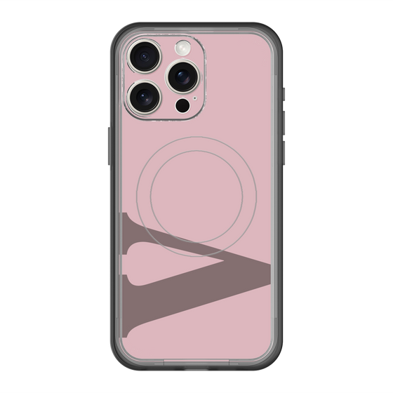 スリムプロテクションプレミアムケース with MagSafe［ オリジナル - initial color - V dusty pink ］