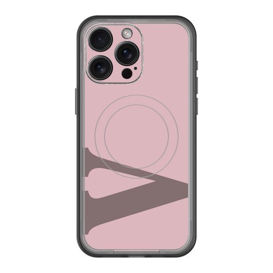 スリムプロテクションプレミアムケース with MagSafe［ オリジナル - initial color - V dusty pink ］