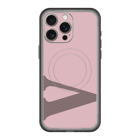 スリムプロテクションプレミアムケース with MagSafe［ オリジナル - initial color - V dusty pink ］
