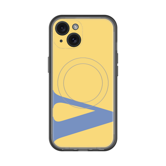 スリムプロテクションプレミアムケース with MagSafe［ オリジナル - initial color - V yellow ］
