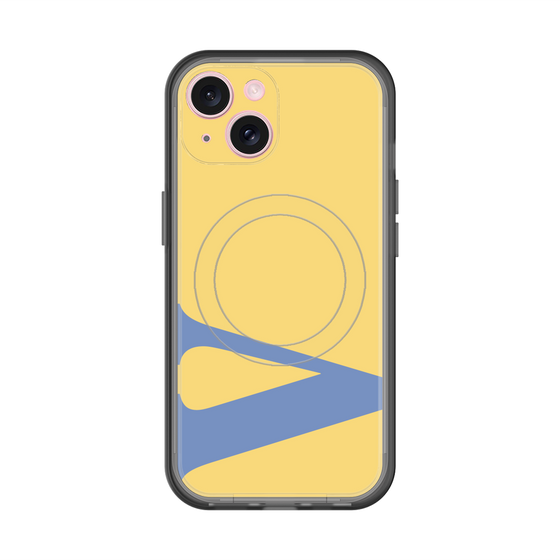 スリムプロテクションプレミアムケース with MagSafe［ オリジナル - initial color - V yellow ］