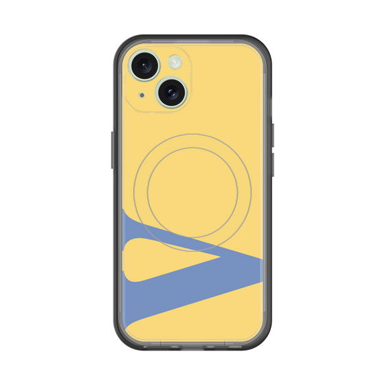 スリムプロテクションプレミアムケース with MagSafe［ オリジナル - initial color - V yellow ］
