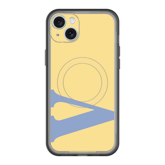 スリムプロテクションプレミアムケース with MagSafe［ オリジナル - initial color - V yellow ］