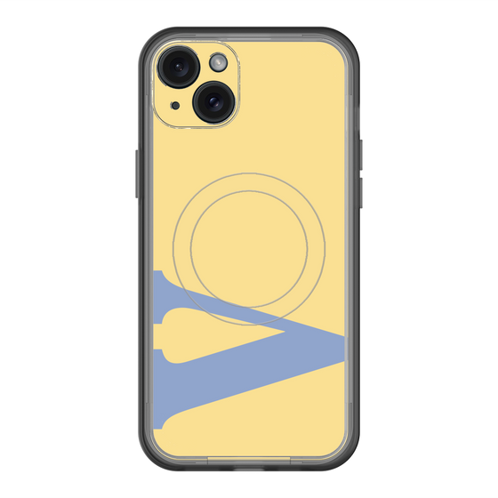 スリムプロテクションプレミアムケース with MagSafe［ オリジナル - initial color - V yellow ］