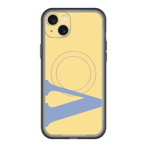 スリムプロテクションプレミアムケース with MagSafe［ オリジナル - initial color - V yellow ］