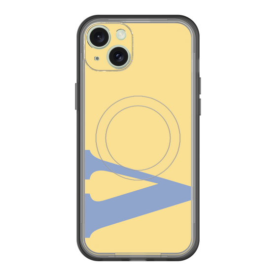 スリムプロテクションプレミアムケース with MagSafe［ オリジナル - initial color - V yellow ］