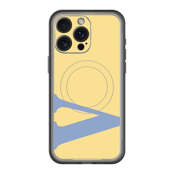 スリムプロテクションプレミアムケース with MagSafe［ オリジナル - initial color - V yellow ］