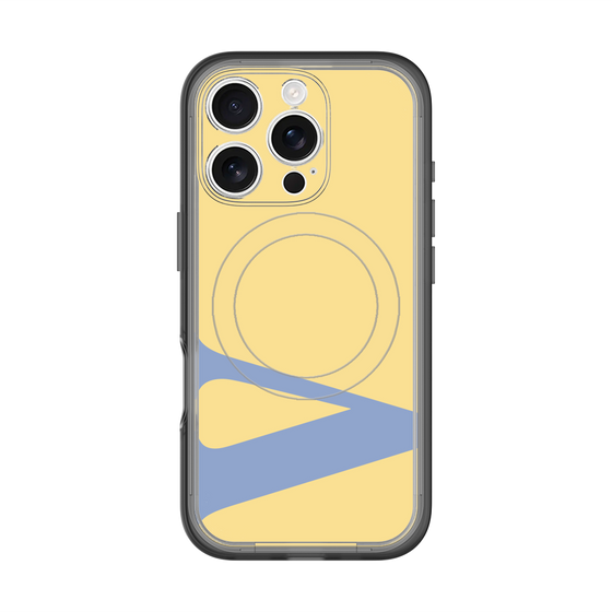 スリムプロテクションプレミアムケース with MagSafe［ オリジナル - initial color - V yellow ］