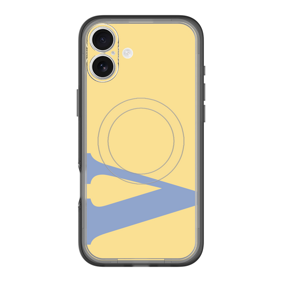 スリムプロテクションプレミアムケース with MagSafe［ オリジナル - initial color - V yellow ］