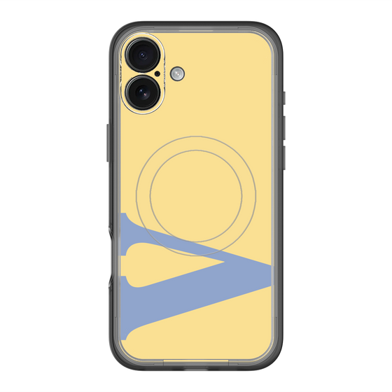 スリムプロテクションプレミアムケース with MagSafe［ オリジナル - initial color - V yellow ］