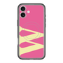 スリムプロテクションプレミアムケース with MagSafe［ オリジナル - initial color - W pink ］