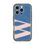 スリムプロテクションプレミアムケース with MagSafe［ オリジナル - initial color - W navy ］