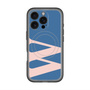 スリムプロテクションプレミアムケース with MagSafe［ オリジナル - initial color - W navy ］