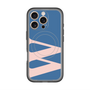 スリムプロテクションプレミアムケース with MagSafe［ オリジナル - initial color - W navy ］