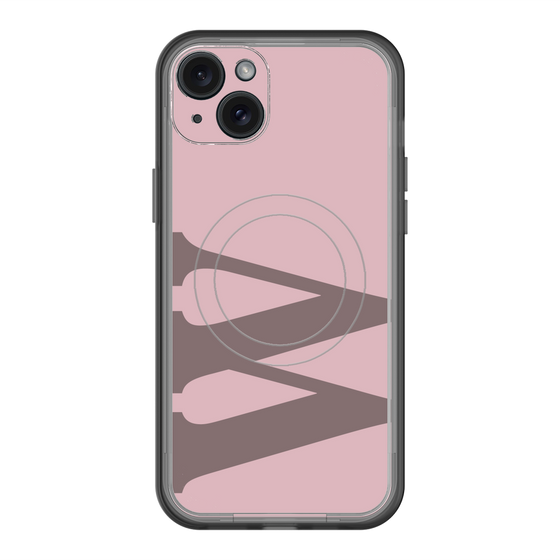 スリムプロテクションプレミアムケース with MagSafe［ オリジナル - initial color - W dusty pink ］