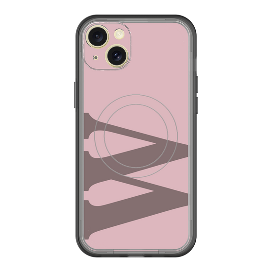 スリムプロテクションプレミアムケース with MagSafe［ オリジナル - initial color - W dusty pink ］