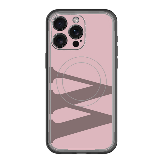 スリムプロテクションプレミアムケース with MagSafe［ オリジナル - initial color - W dusty pink ］