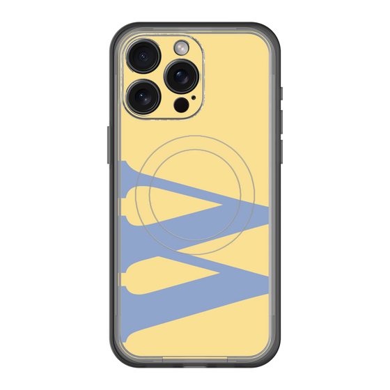 スリムプロテクションプレミアムケース with MagSafe［ オリジナル - initial color - W yellow ］