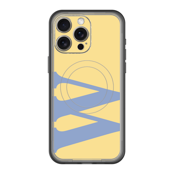 スリムプロテクションプレミアムケース with MagSafe［ オリジナル - initial color - W yellow ］
