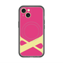スリムプロテクションプレミアムケース with MagSafe［ オリジナル - initial color - X pink ］