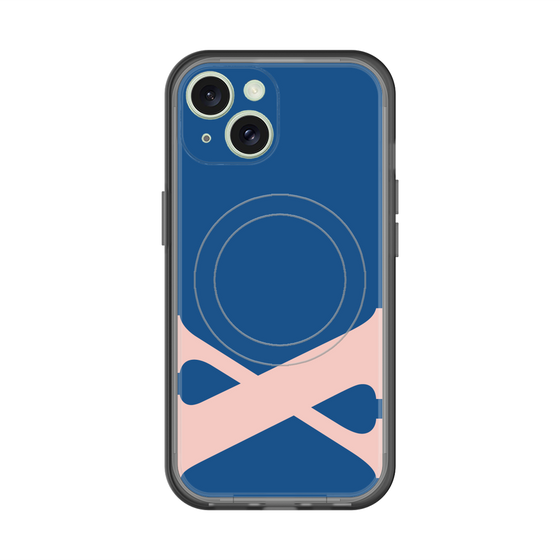 スリムプロテクションプレミアムケース with MagSafe［ オリジナル - initial color - X navy ］