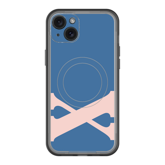 スリムプロテクションプレミアムケース with MagSafe［ オリジナル - initial color - X navy ］