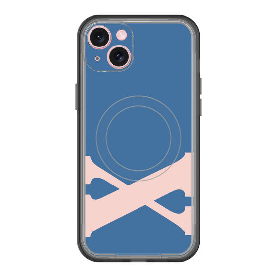 スリムプロテクションプレミアムケース with MagSafe［ オリジナル - initial color - X navy ］