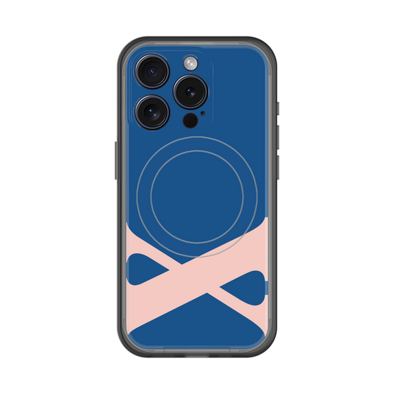 スリムプロテクションプレミアムケース with MagSafe［ オリジナル - initial color - X navy ］