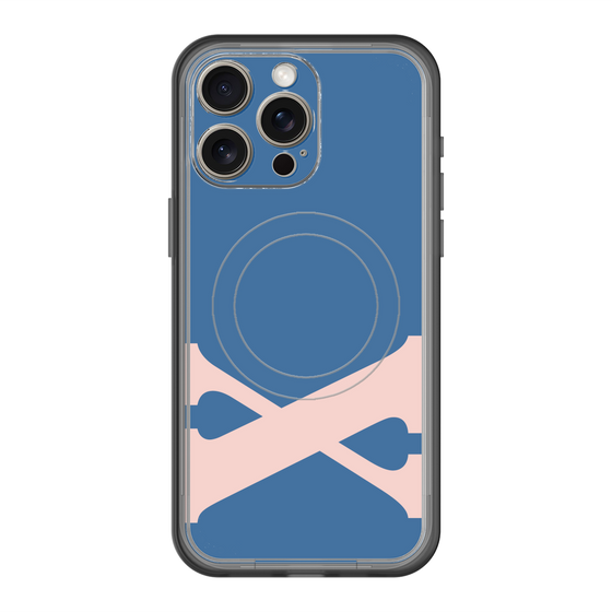 スリムプロテクションプレミアムケース with MagSafe［ オリジナル - initial color - X navy ］