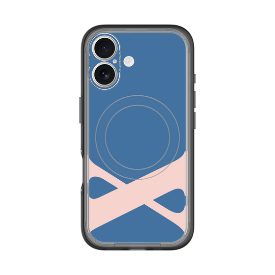 スリムプロテクションプレミアムケース with MagSafe［ オリジナル - initial color - X navy ］