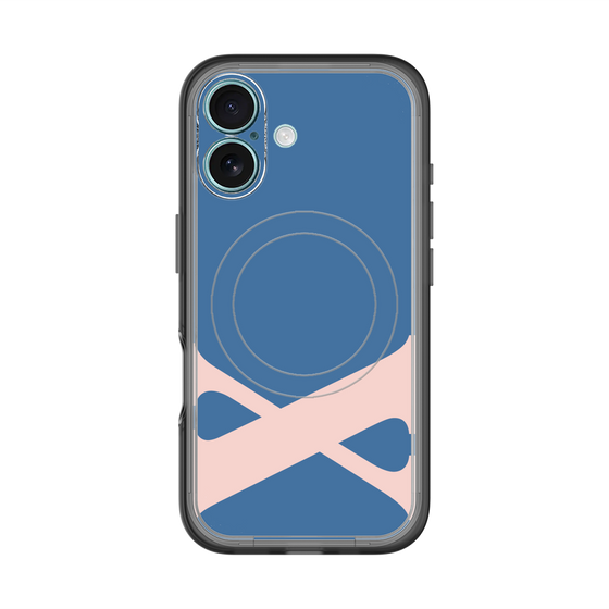 スリムプロテクションプレミアムケース with MagSafe［ オリジナル - initial color - X navy ］