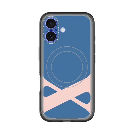 スリムプロテクションプレミアムケース with MagSafe［ オリジナル - initial color - X navy ］