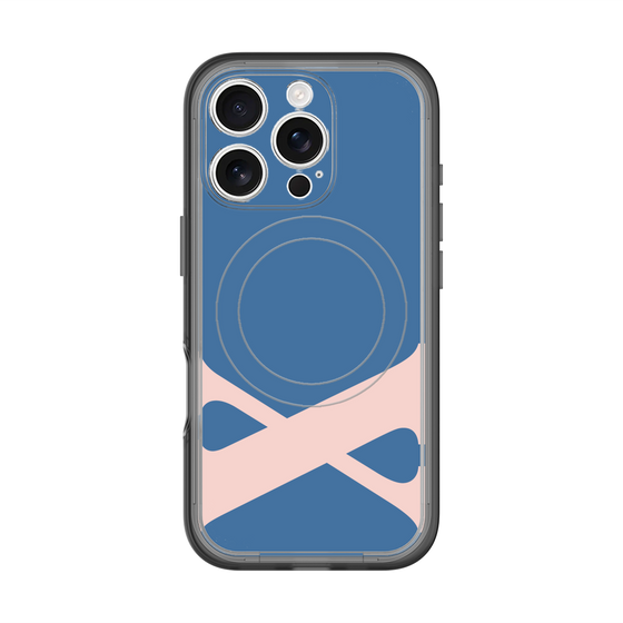 スリムプロテクションプレミアムケース with MagSafe［ オリジナル - initial color - X navy ］