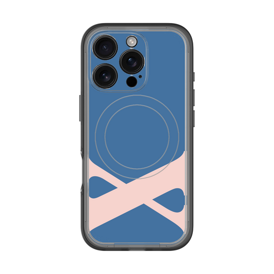 スリムプロテクションプレミアムケース with MagSafe［ オリジナル - initial color - X navy ］
