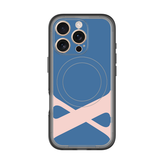 スリムプロテクションプレミアムケース with MagSafe［ オリジナル - initial color - X navy ］