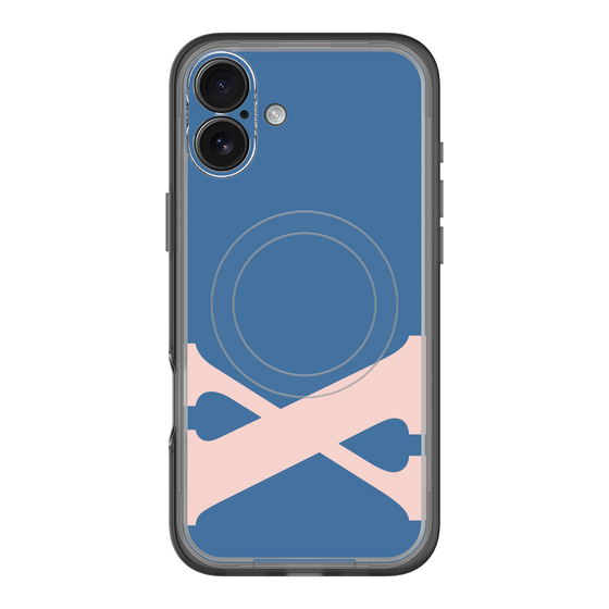 スリムプロテクションプレミアムケース with MagSafe［ オリジナル - initial color - X navy ］