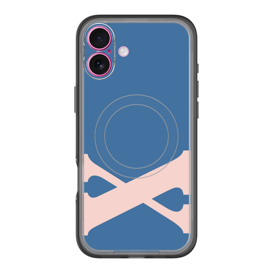スリムプロテクションプレミアムケース with MagSafe［ オリジナル - initial color - X navy ］