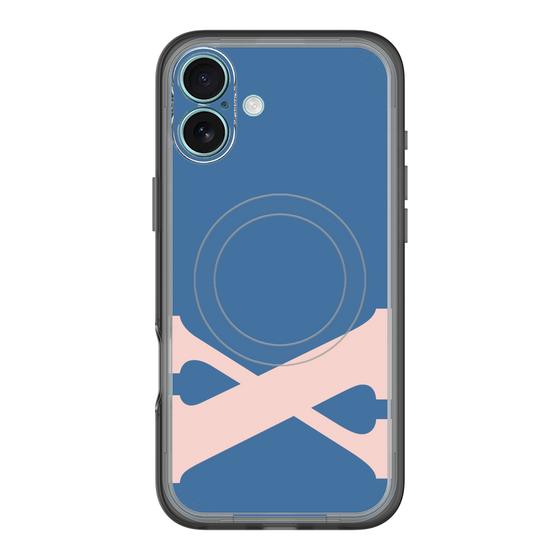 スリムプロテクションプレミアムケース with MagSafe［ オリジナル - initial color - X navy ］