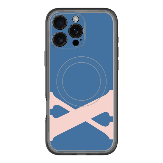 スリムプロテクションプレミアムケース with MagSafe［ オリジナル - initial color - X navy ］