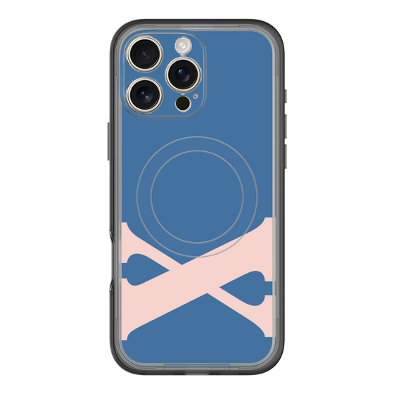 スリムプロテクションプレミアムケース with MagSafe［ オリジナル - initial color - X navy ］