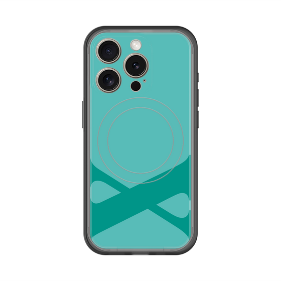 スリムプロテクションプレミアムケース with MagSafe［ オリジナル - initial color - X light green ］