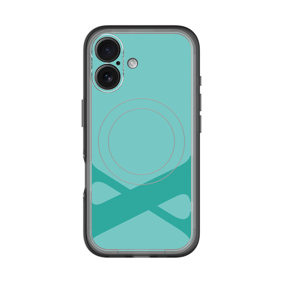 スリムプロテクションプレミアムケース with MagSafe［ オリジナル - initial color - X light green ］