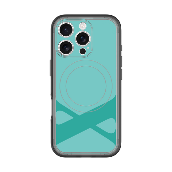 スリムプロテクションプレミアムケース with MagSafe［ オリジナル - initial color - X light green ］